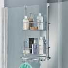 Ricomex Over Door Shower Caddy In Nano Coating - Silver