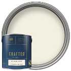 CRAFTED by Crown Flat Matt Emulsion Interior Paint - Collector's White - 2.5L