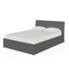 Ascot Ottoman Bed Double Grey