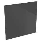 Orlando Dark Grey Gloss Slab Appliance Door (C) - 600 x 584mm