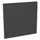 Madison Dark Grey Gloss Handleless Appliance Door (C) - 600 x 584mm