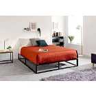 Platform Bed In One Box Double Black