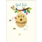 Good Luck Bee Awesome Card