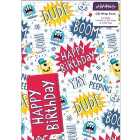 Birthday Monsters Gift Wrap Sheets & Tags 2 per pack