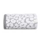 Allure Pair of Leopard Print Hand Towels - White