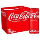 Coca-Cola Original Taste Can, 6x250ml