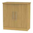 Ready Assembled Edina 2 Door Cabinet Modern Oak