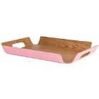 Summerhouse Large Willow Tray - Candy Pink