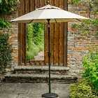 Garden Must Haves Elizabeth 2.7m Parasol (base not included) - Taupe