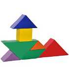 Jouet Kids 7pc Triangular Soft Puzzle Blocks Set - Multi