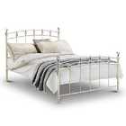 Sophie Crystal Bed Double Stone White