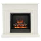 Be Modern 2kW Linmere 44" Electric Fireplace Suite - Soft White