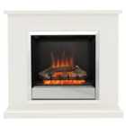 Be Modern 2kW Elsham 40" Electric Fireplace Suite - Soft White