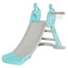 Jouet Kids Girafffe Slide with Basketball Hoop - Blue