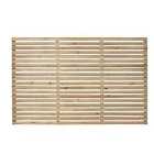 Forest Garden 3'11'' x 5'11'' (120 x 180cm) Pressure Treated Slatted Fence Panel