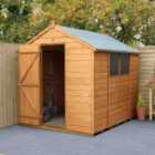 Forest Garden Shiplap Dip Treated 8' x 6' Apex Shed