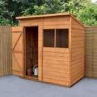 Forest Garden Shiplap Dip Treated 6' x 4' Pent Shed