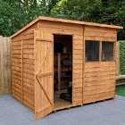 Forest Garden Overlap Dip Treated 8' x 6' Pent Shed