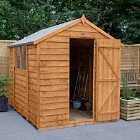 Forest Garden Overlap Dip Treated 8' x 6' Apex Shed