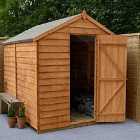 Forest Garden Overlap Dip Treated 8' x 6' Apex No Window Shed