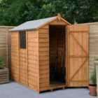 Forest Garden Overlap Dip Treated 4' x 6' Apex Shed