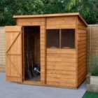 Forest Garden Overlap Dip Treated 6' x 4' Pent Shed