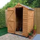 Forest Garden Overlap Dip Treated 4' x 3' Apex Shed