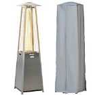 Outsunny 11.2kw Pyramid Gas Patio Heater - Silver
