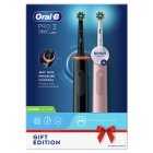 Oral-B Pro 3 3900 Duo Black/Pink, each