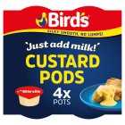 Bird's Custard Pods, 4x22g