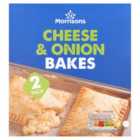 Morrisons 2 Cheese & Onion Bakes 280g