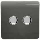 Trendi 2G LED Dimmer Switch - Charcoal