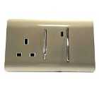Trendi 13 Amp Cooker Switch and Socket - Gold