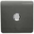 Trendi 1G LED Dimmer Switch - Charcoal