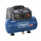 Scheppach HC06 1200 W 6 L Portable Air Compressor inc. 6 Pce Air Tool Kit 230 V