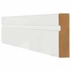 LPD White Primed Architrave Single Groove Internal Door Accessory D1.8 xW7 xH220cm