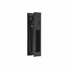 LPD Ironmongery Gemini Matt Black Pocket Door Privacy Sliding Lock Internal Hardware D3.2 xW3.7 xH18cm