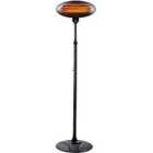 Neo Direct 2KW Electric Standing Patio Heater w/Cover Black