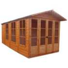 Shire Kensington 13x7 ft Apex Shiplap Wooden 2 door Shed - Assembly service included