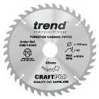 Trend CSB/19040 40 Teeth Combination Cut Craft Circular Saw Blade - 190 x 30mm