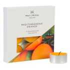 Wax Lyrical Meditterranean Orange Tealights 8 per pack