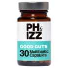 Phizz Good Guts 12 Strain Multibiotic + Prebiotic + Vitamin D + Selenium 30 per pack