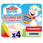 Munch Bunch Double Up Fromage Frais Strawberry & Banana 4 x 85g