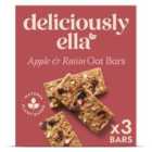 Deliciously Ella Apple Raisin & Cinnamon Oat Bars 3 x 50g