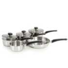 Morphy Richards 5 Piece Pour & Drain Stainless Steel Pan Set