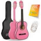 3rd Avenue 1/2 Size Classical Guitar Pack - Pink