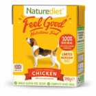 Naturediet Feel Good Chicken Dog Food 390g