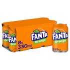 Fanta Orange Can, 8x330ml