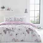Catherine Lansfield Scatter Butterfly Heather Duvet Cover and Pillowcase Set