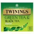 Twinings Green Tea & Black Tea Blend 80 per pack